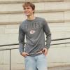 imageSoft Game Day Long Sleeve TShirt  Detroit Lions by Ultra GameHeather Charcoal