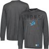 imageSoft Game Day Long Sleeve TShirt  Detroit Lions by Ultra GameHeather Charcoal