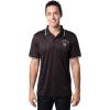 imageUltra Game Mens NFL Official Super Soft Quick Dry Jersey Polo ShirtBlack