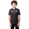 imageUltra Game Mens NFL Official Super Soft Quick Dry Jersey Polo ShirtBlack
