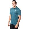 imageUltra Game Mens NFL Official Super Soft Quick Dry Jersey Polo ShirtGreen