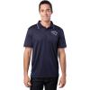 imageUltra Game Mens NFL Official Super Soft Quick Dry Jersey Polo ShirtNavy