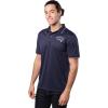 imageUltra Game Mens NFL Official Super Soft Quick Dry Jersey Polo ShirtNavy