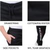 imageUltra Game NFL Boys NFL Black Snow Fleece Jogger Sweatpants for BoysBlack