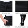 imageUltra Game NFL Boys NFL Black Snow Fleece Jogger Sweatpants for BoysBlack