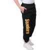imageUltra Game NFL Boys NFL Black Snow Fleece Jogger Sweatpants for BoysBlack
