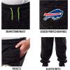 imageUltra Game NFL Boys NFL Black Snow Fleece Jogger Sweatpants for BoysBlack Snow