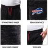 imageUltra Game NFL Boys NFL Black Snow Fleece Jogger Sweatpants for BoysBlack Snow