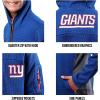 imageUltra Game NFL Boys Super Soft Fleece QuarterZip Pullover Hoodie SweatshirtBlack