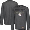 imageUltra Game NFL Mens Mens Active Lightweight Quick Dry Long Sleeve TShirtHeather Charcoal