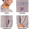 imageUltra Game NFL Mens Mens Active Lightweight Quick Dry Long Sleeve TShirtHeather Gray