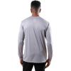 imageUltra Game NFL Mens Mens Active Lightweight Quick Dry Long Sleeve TShirtHeather Gray