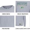imageUltra Game NFL Mens Mens Active Lightweight Quick Dry Long Sleeve TShirtHeather Gray