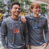 imageUltra Game NFL Mens Mens Active Lightweight Quick Dry Long Sleeve TShirtHeather Gray