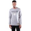 imageUltra Game NFL Mens Mens Active Lightweight Quick Dry Long Sleeve TShirtHeather Gray