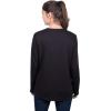 imageUltra Game NFL Womens Long Sleeve Fleece Lace Up SweatshirtBlack