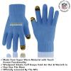 imageUltra Game Unisex Kids Super Soft Two Tone Winter Beanie Knit Hat with Extra Warm Touch Screen GlovesTeam Color