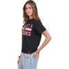 imageUltra Game Womens NFL Official Distressed Graphics Super Soft Crew Neck TShirtTeam Color