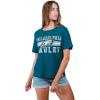 imageUltra Game Womens NFL Official Distressed Graphics Super Soft Crew Neck TShirtTeam Color