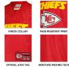 imageUltra Game Youth NFL Official Uniform Set  Includes Super Soft Jersey Pants Iron on Numbers ampamp Team Sticker SetTeam Color