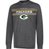 imageUltra Game NFL Mens Mens Active Lightweight Quick Dry Long Sleeve TShirtHeather Charcoal 24