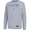 imageUltra Game NFL Mens Mens Active Lightweight Quick Dry Long Sleeve TShirtHeather Gray