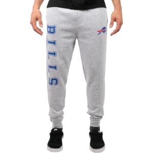 imageUltra Game Adults NFL Official Active Super Soft Fleece Game Day Jogger SweatpantsHeather Gray