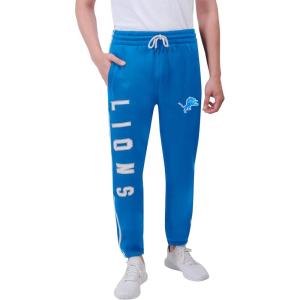 imageUltra Game Adults NFL Official Active Super Soft Fleece Game Day Jogger SweatpantsTeam Color Stripe