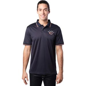 imageUltra Game Mens NFL Official Super Soft Quick Dry Jersey Polo ShirtNavy