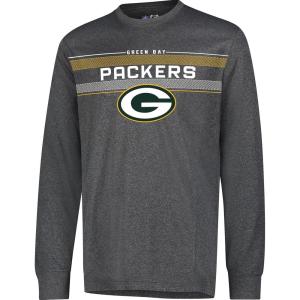 imageUltra Game NFL Mens Mens Active Lightweight Quick Dry Long Sleeve TShirtHeather Charcoal 24