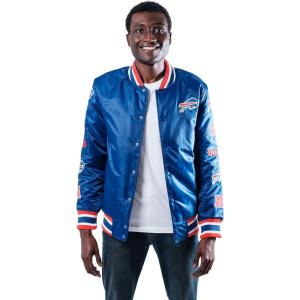 imageUltra Game NFL mens Varsity Jacket With Team Logo PatchTeam Color