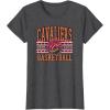 imageCleveland Cavaliers NBA Adult Unisex Grey XSmall Classic Crew Neck Short Sleeve TShirtDark Heather Grey