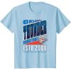 imageOklahoma City Thunder TShirt Black Small Unisex Short Sleeve Classic NBA Team Breakaway TShirtBaby Blue