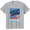 imageOklahoma City Thunder TShirt Black Small Unisex Short Sleeve Classic NBA Team Breakaway TShirtHeather Grey