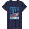 imageOklahoma City Thunder TShirt Black Small Unisex Short Sleeve Classic NBA Team Breakaway TShirtNavy Blue