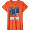 imageOklahoma City Thunder TShirt Black Small Unisex Short Sleeve Classic NBA Team Breakaway TShirtOrange