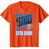 imageOklahoma City Thunder TShirt Black Small Unisex Short Sleeve Classic NBA Team Breakaway TShirtOrange