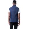 imageUltra Game Mens Polar Fleece Vest with Reflective Zipper Tape