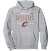 imageNBA Official Cleveland Cavaliers Half Moon Pullover HoodieHeather Grey