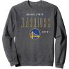 imageNBA Official Golden State Warriors Negative Space SweatshirtDark Heather Grey