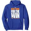 imageNBA Official New York Knicks For the Win Playoffs 2025 Pullover HoodieRoyal Blue