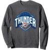 imageNBA Official Oklahoma City Thunder Hang Time SweatshirtDark Heather Grey