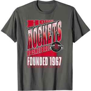 imageHouston Rockets NBA Breakaway TShirt  Mens Black Small Classic Fit Short Sleeve Crew Neck TShirtAsphalt Grey