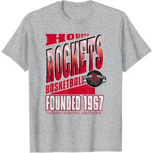 imageHouston Rockets NBA Breakaway TShirt  Mens Black Small Classic Fit Short Sleeve Crew Neck TShirtHeather Grey