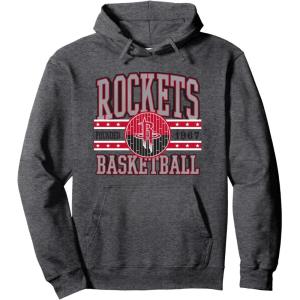 imageNBA Houston Rockets Courtside Pullover HoodieDark Heather Grey