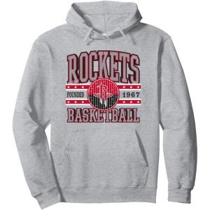 imageNBA Houston Rockets Courtside Pullover HoodieHeather Grey