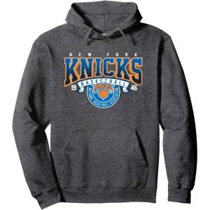 imageNBA New York Knicks Coming At Ya Pullover HoodieDark Heather Grey