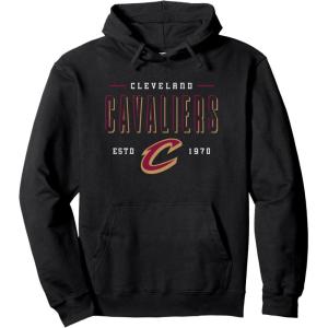 imageNBA Official Cleveland Cavaliers Half Moon Pullover HoodieBlack