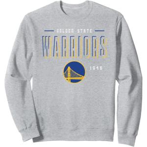 imageNBA Official Golden State Warriors Negative Space SweatshirtHeather Grey