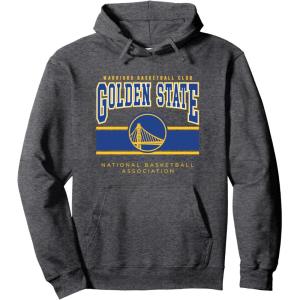 imageNBA Official Golden State Warriors Up Top Hark Pullover HoodieDark Heather Grey
